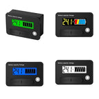 12V 24V Battery Capacity Indicators DC8-30V Leads Acid Lithium Voltages Tester Charging Levels Indicators Battery Capacity