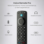 IDGPUW Replacement Remote Control for Fire Smart TV, Backlit Buttons, Remote Finder, Compatible with Insignia, Toshiba, Amazon Fire Smart TVs