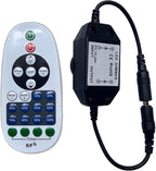 RF Single-Color LED Dimmer Light Controller, Replacement Remote for Neon Signs, Knob LED Strip Dimmer - 23-Key Dimmer with Timer, 12V Compatible Wireless Remote Controller, Custom Neon Remote Control
