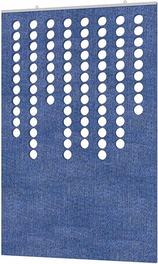 Escape Acoustic Wall Art | Matrix Design | Suspended Sound Proofing Panels | Eco-Friendly Recycled Material | 48X30 | Purple