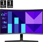 Samsung 32-inch S3 (S39GD) FHD 100Hz Curved Monitor, Game Mode, Eye Saver Mode, Multiple Connectivity with HDMI Port, Built-in Speakers, LS32D39DGANXZA, 2025