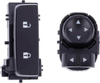 Power Window Control & Front Driver Side Mirror Switch & Door Lock Switch (3PCS) for 2007-2013 Silverado/Sierra 1500 2500 3500 HD. Replaces Part # 25789692 15804093 22883768