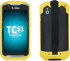 Protective Cover Bumper Case Rugged Boot with Hand Strap for Zebra TC51 TC510K TC52 TC56 TC57 (Yellow)