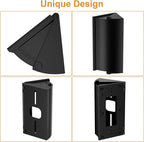 NANW Adjustable 30 to 55 Degree Doorbell Angle Mount Compatible with Video Doorbell 1/2/3/4/Wired/Pro/(2020 Release)/Battery Doorbell Plus, Camera Mount Holder Bracket Wedge for Apartment