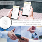 MOES WiFi Smart Wall Outlet,15A Divided Control 2 in Wall Socket with USB Interface,Smart Life/Tuya APP Remote Control Compatible with Alexa and Google Home No Hub Required, ETL Certified, 2.4G WiFi