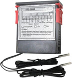 Oumefar Digital Display Intelligent Temperature Controller Dual Control for Precise Temperature Control in Home BrewingFermentation Operations (110-220V)