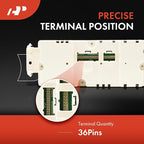 A-Premium Automatic Climate Control Module A/C & Heater Control Panel Compatible with Chevy, GMC & Cadillac - 2005 2006 2007 Silverado 1500, Sierra 1500, Tahoe, Yukon - with Rear Window Defogger