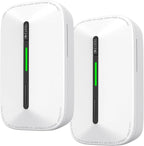 Siterlink Carbon Monoxide Detectors Plug in,10 Year Replaceable Battery Operated Co Monitor Alarm,Plug and Play Co Detector,Portable Carbon Monoxide Detector for Home,Traval,RV,Hotel GS846A 2 Pack
