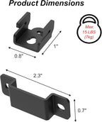 Vdsvksd Wall Mount for Samsung, Sony, Vizio, Roku Speakers - Rear, Satellite, Surround Sound & Bookshelf Speakers