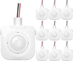 Everelectrix Single Pack Ceiling Occupancy Motion Sensor, Passive Infrared Technology, High Bay Fixture Mount 360 Degree, Hard-Wired, 120-277 VAC, Commercial, Industrial Grade Occupancy Sensor