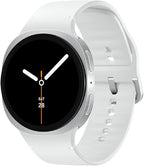 Samsung Galaxy Watch 8 (2025) 44mm Bluetooth Smartwatch, Cushion Design, Fitness Tracker, Sleep Coaching, Running Coach, Energy Score, Heart Rate Tracking, Silver [US Version, 2 Yr Warranty]