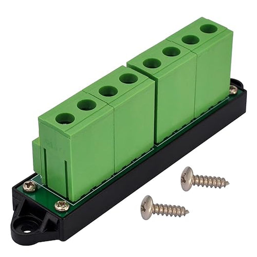 52Amp 600V 2x4 Position Terminal Block Distribution Module. OONO D-1664GP