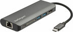 StarTech.com USB C Multiport Adapter - HDMI - SD Reader - 2xA 1xC - PD 3.0 - Docking station - USB-C - GigE