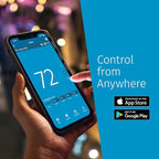 Sensi Touch Smart Thermostat by Emerson with Touchscreen Color Display, Programmable, Wi-Fi, Mobile App, Easy DIY, Data Privacy, Works with Alexa, Energy Star Certified, ST75S-Silver, C-Wire Required