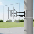CondoMounts CLMTVA1064 Full-Motion Pillar Mount – Strap-on, No Drilling Required, Fits 37"- 80" TV, 110lbs Capacity