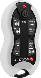 Stetsom SX2 - Universal Remote Control, Infrared, Long Range (1640 ft), 16 Functions, Learning Mode, Compatible with Car Audio Head Units, Home Devices and Video Equipment