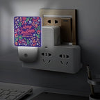 YKJAHSD Merry Chrismas Night Light, Plug into Wall Decor Nightlights for Bedroom, Bathroom, Hallway, Kitchen, with Dusk to Dawn Light Auto Sensors LED Night Lights for Boys Girls Women Men Room Gifts