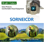 SORNEICDR SP LAMP-025 Replacement Projector Lamp Bulb Compatible with INFOCUS IN72 IN74 IN74EX IN76 IN78 Projectors, with Housing
