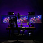 Kado Triple Monitor Setup - 3-Pack 24" Curved 1920x1080 Computer Monitor 1500R 75Hz VESA Mount HDMI Office Gaming Hybrid Built-in Speakers (C24X Trio Series)