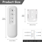 99813 Ceiling Fan Remote Control for Hunter Fan Remote Replacement 3-Speed and Light Dimmer with Wall Bracket,Replace Hunter 99770 99392 99118 99123 99188