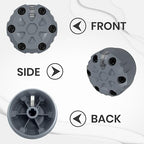 4 Pack - 2nd Gen Tacoma Accessories AC Knob Upgrade - 2005,2006,2007,2008,2009,2010,2011,2012,2013,2014,2015 Tacoma Climate Control Dial Mods Set - for Toyota Interior Replacement Kit