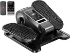 Under Desk Elliptical Machine, Electric Seated Pedal Exerciser, Min Leg Exerciser with Remoter, 12 Level Speeds, Forward & Reverse Direction, Manual & Auto Mode for Home Office