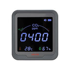 VEVOR Carbon Dioxide Monitor, CO2 Controller with Temperature and Humidity Display, NDIR Sensor, Carbon Dioxide Detector for Bedside, Home, Office, Car, Lightweight & Portable