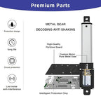 2 Inch 9lbs Mini Stroke 12V Electric Linear Actuator 0.6"/sec Linear Motion Actuator with Brackets for Cabinets, Robotics, Home Automation, Window Opener(40N, 50mm)