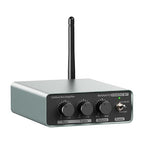 MANAYO 100w+100w Bluetooth Amplifier for Passive Speakers, Home Stereo Receiver with Treble, Bass, and Volume Control, Compatible with Cell Phones, CD Players, Turntable and Home Audio