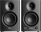 Edifier MR4 Powered Studio Monitor Speakers, 4" Active Near-Field Reference Speaker - Black (Pair)