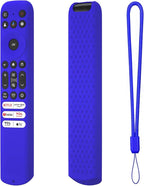 Hi Color Silicone Cover for TCL RC813 FMB1/RC923/RC902V Remote Protective Case Sleeve for TCL Smart TV Remote RC813 FMB1 Case Cover (Blue)