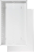 Legrand - OnQ 28 Inch Cable Management, In-Wall 20-Gauge Media Box, Structured Wiring Enclosure with 2.5 Inch Openings for Wires, Includes Cover Mounting Hardware, White, EN2800