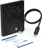 Azduou PS2 to HDMI Adapter HD-Link Cable for PS1 Support 4:3/16:9 Switch, Converter PS3 Video Signal to HDMI Signal with S-Video Singal（Support PS1，PS2，PS3） 3 in 1
