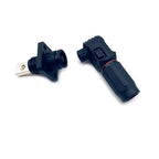 70A-120A 1000V Battery Energy Storage Connector, 10-25mm² High Current Connectors Quick Plug Terminal Black Right Angle Plug and Socket IP67 Waterproof Power Adapter Threaded Wiring