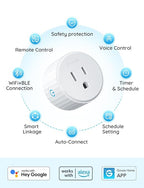 Govee Smart Plug, WiFi Plugs Work with Alexa & Google Assistant, Smart Outlet with Timer & Group Controller, WiFi Outlet for Home, No Hub Required, ETL & FCC Certified, 2.4G WiFi Only, 4 Pack