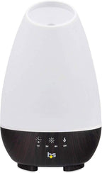 HealthSmart Essential Oil Diffuser, 500ML, Large Room Coverage | Adjustable Timer | Multiple Mist Modes | 7 LED Colors | Pack of 2