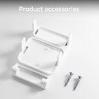 Garage Door Bracket for SimpliSafe Alarm Contact Sensor | Secure Mount with Quick-Snap Clip & Screws | Easy Install Accessory (Sensor Not Included)