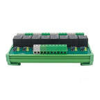 GAEYAELE 8 Channel Interface Relay Module 24VACDC DIN Rail Panel Mount for Automation PLC Board (FY-T738-24VACDC)