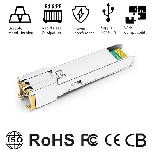 OPSTRAN 1000BASE-T SFP RJ45 Copper Transceiver Module Compatible with HPE H3C JD089B JD495A JD089A JC009A 100m Cat5e/6