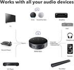 WiiM Mini AirPlay 2 Wireless Audio Streamer, Multiroom Stereo, Preamplifier, Works with Alexa and Siri Voice Assistants, Stream Hi-Res Audio from Amazon Music, Tidal and More