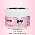 Goiple 8.25 OZ Edge Control Wax for Women, Non-greasy Edge Smoother, Hair Gel for All Hair Types, No Flaking, Extra Strong Hold Water-based Edge Stay Gel