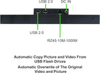 VSDISPLAY 10.3 Inch Touch LCD Monitor 1920x720 IPS Supports USB Flash Drive 2.0 Auto Copy Auto Play Split Screen for Elevator Restaurants Supermarket Store Extra Advertising Display