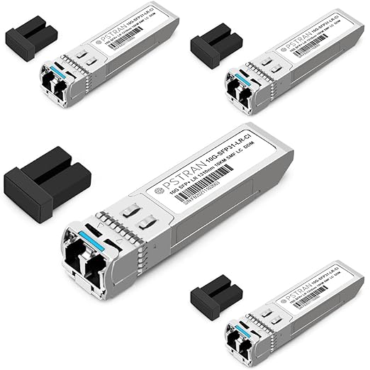 OPSTRAN 10GBASE-LR SFP+ Optical Transceiver Module Compatible with Dell 409-10140 407-BBOP 331-5310 Dell Force10 GP-10GSFP-1L 10G SFP+ LR 1310nm 10km DDM Duplex LC SMF 4 Pack