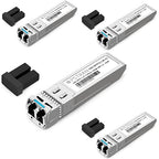 OPSTRAN 10GBASE-LR SFP+ Optical Transceiver Module Compatible with Dell 409-10140 407-BBOP 331-5310 Dell Force10 GP-10GSFP-1L 10G SFP+ LR 1310nm 10km DDM Duplex LC SMF 4 Pack