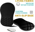Hokafenle Ergonomic Mouse Pad Wrist Support, Wrist Rest Mousepad for Carpal Tunnel Pain Relief with Integrated Memory Foam Slope Massage Bulge (11.8x7.9 inch,Polar Night