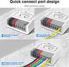 GLEDOPTO WiFi+Bluetooth 5 Modes in 1 Mini LED Strip Controller DC12-24V RGBCCT RGBW RGB CCT WWCW Dimmer Work with Tuya Smart Life App Voice Control for PWM Dimming LED Strip Light