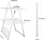 SHARNDY Electric Heated Clothes Drying Rack,Foldable Heated Garment Dryer with Timer Shut-Off Laundry Rack for Clothes Shoes Socks,Aluminum Alloy,White,Plug & Play,(39.37x25.98x23.82in)