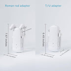 Tripvyantic Automatic Curtain Opener Smart Electric: Remote Control Motorized Curtain Robot for Bedroom Living Room Window - No WiFi Needed - 20KG Load/ 6-Month Battery for Home/Office/Nursery