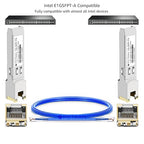 OPSTRAN 1000BASE-T SFP RJ45 Copper Transceiver Module Compatible with Intel E1GSFPT-A 100m Cat5e/6 10 Pack