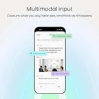 Plaud Note AI Voice Recorder, Voice Recorder w/Case, App Control, Transcribe & Summarize with AI Technology, Support 112 Languages, 64GB Memory, Audio Recorder for Lectures, Meetings, Calls, Black